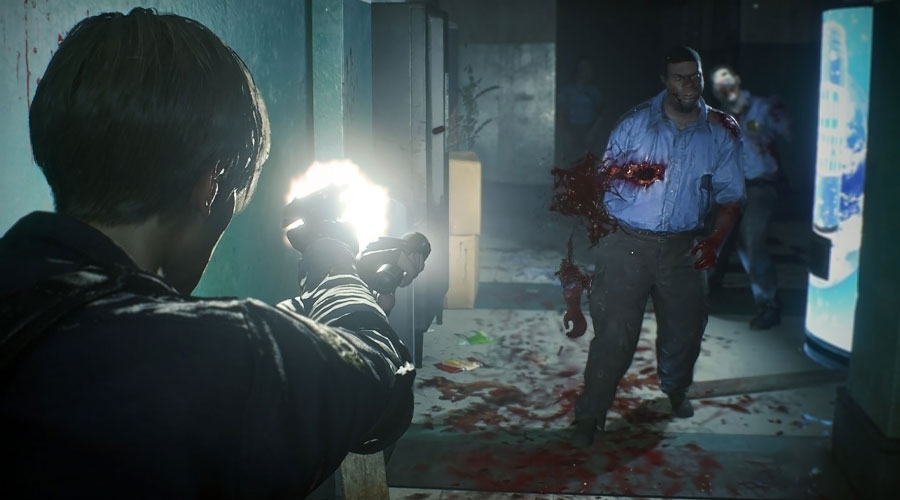 محیط بازی Resident Evil 2 remake