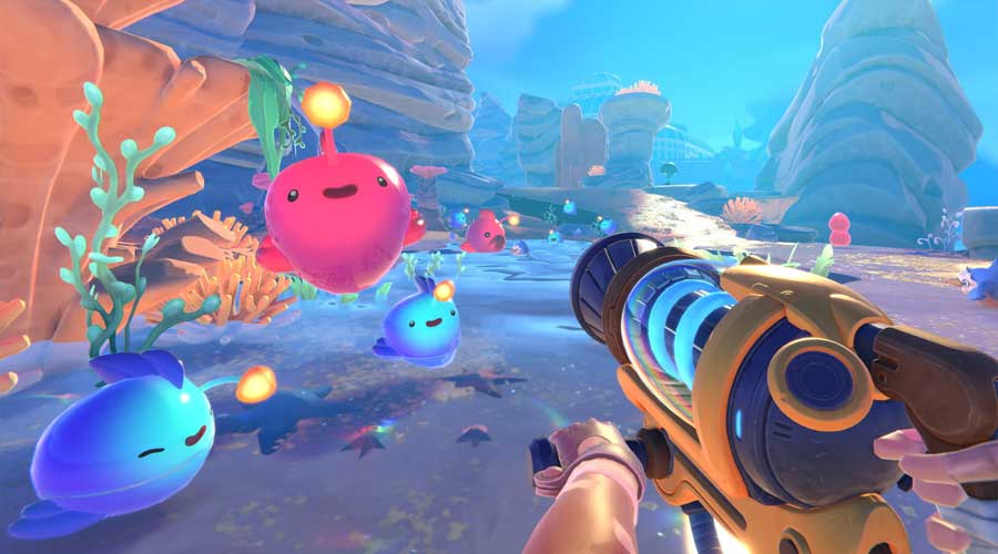 گیم پلی بازی Slime Rancher 2