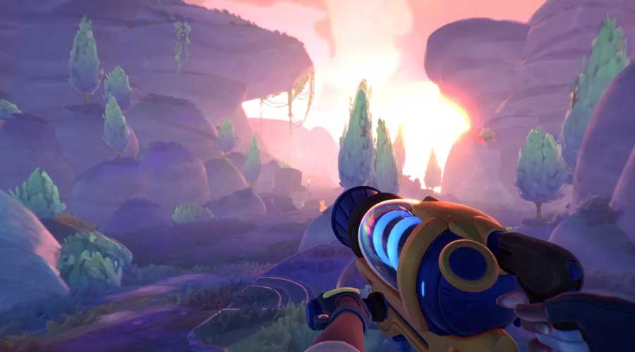 محیط جذاب بازی Slime Rancher 2