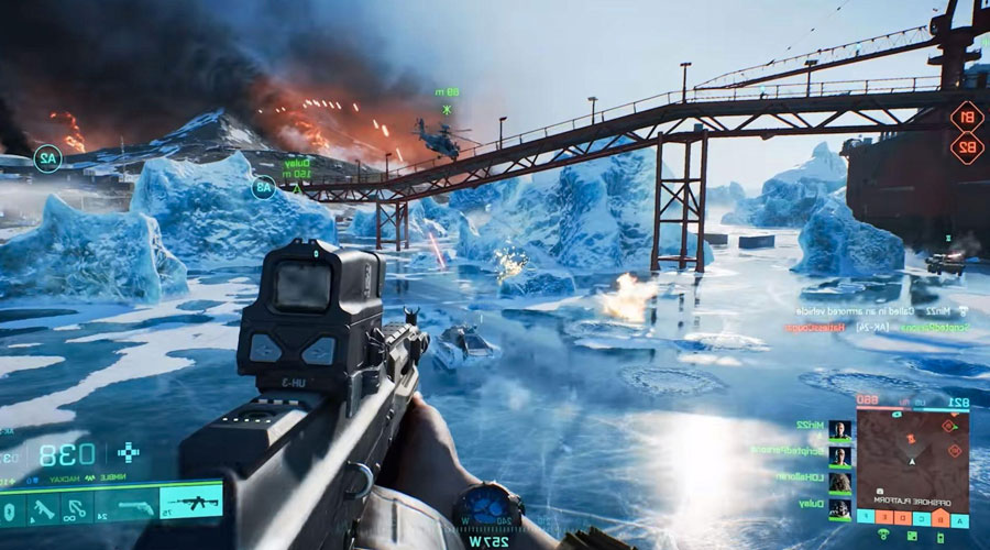 محیط بازی Battlefield 2042