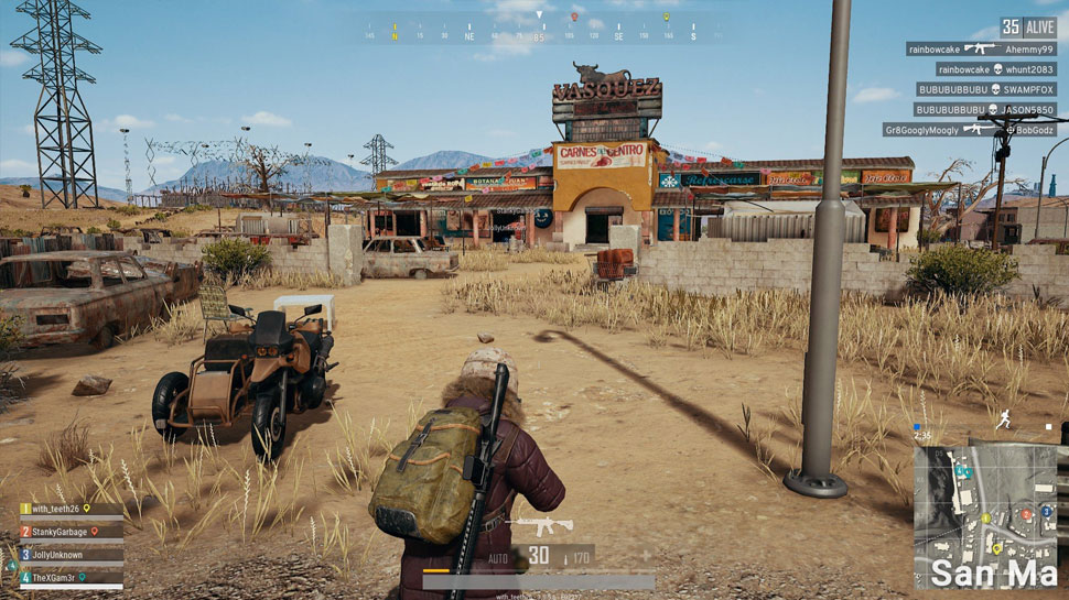 محیط بازی PUBG