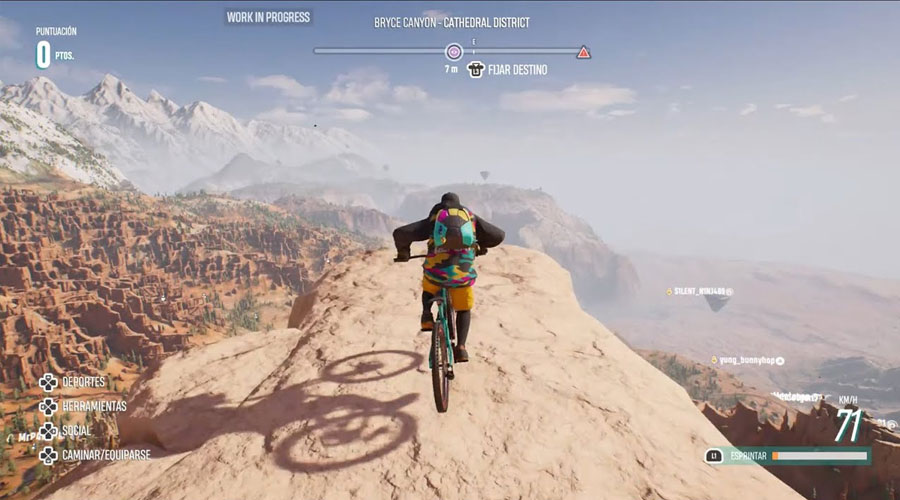 محیط بازی Riders Republic
