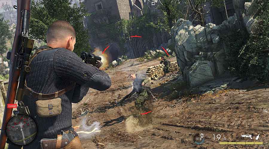 گیم پلی بازی Sniper Elite 5