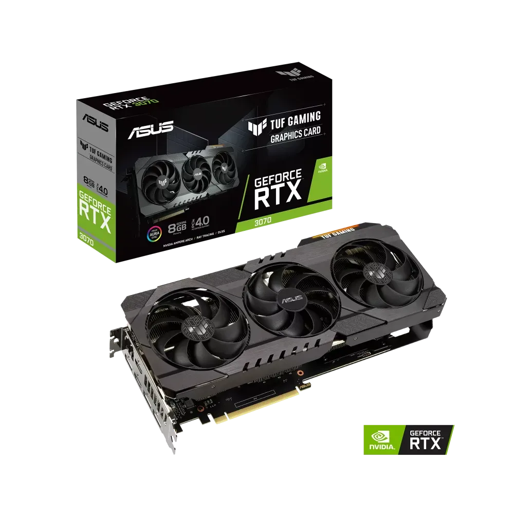 کارت گرافیک ایسوس ASUS TUF GAMING RTX 3070 8G | فروشگاه پی سی کالا