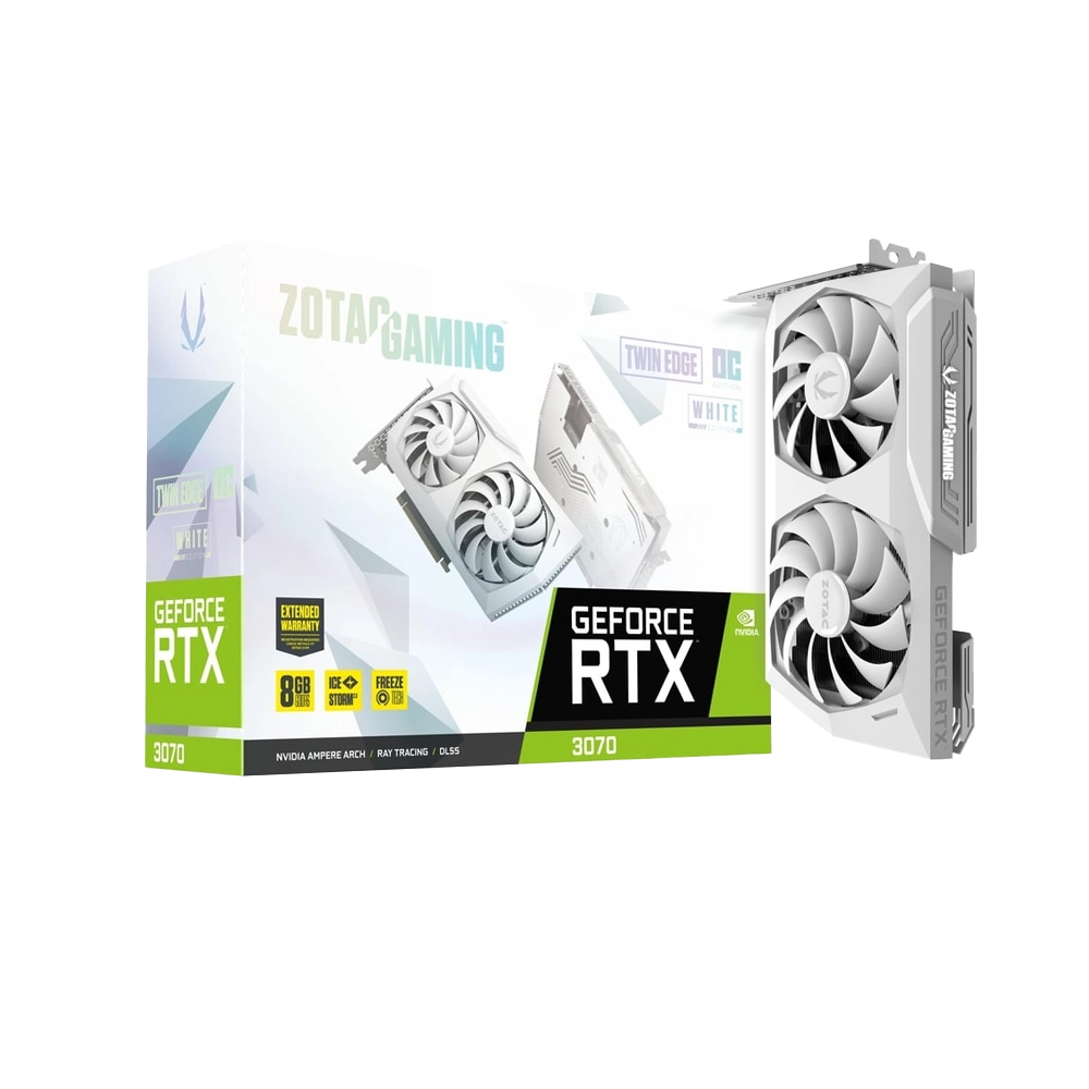 ZOTAC GAMING GeForce RTX 3070 Twin Edge OC White Edition LHR 8GB GDDR6