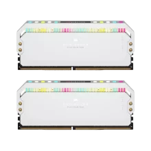 رم کورسیر CORSAIR DOMINATOR PLATINUM RGB White 64GB 32GBx2 5200MHz CL40 DDR5 Memory