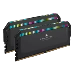 حافظه کورسیر Corsair DOMINATOR PLATINUM RGB 64GB 2×32GB 6000MHz CL40 Black Memory