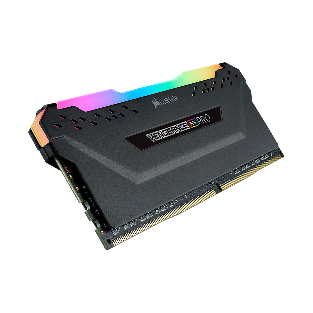 رم کامپیوتر Corsair VENGEANCE RGB PRO 16GB 3200MHz CL16 - ‌Black