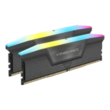 رم کامپیوتر Corsair Vengeance RGB DDR5 64GB Dual 5600MHz CL36 - Black