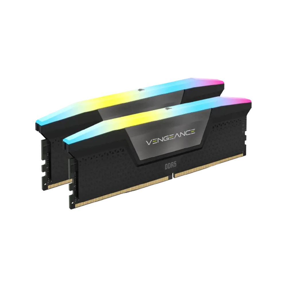 -1Corsair Vengeance RGB DDR5 32GB Dual 5600MHz CL36 - Black