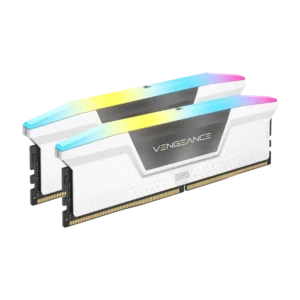 حافظه رم کورسیر مدل Corsair Vengeance RGB DDR5 32GB Dual 5600MHz CL40 - White