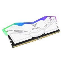 حافظه رم تیم گروپ مدل T-Force DELTA RGB DDR5 32GB Dual 5600MHz CL32 - White