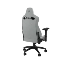 صندلی گیمینگ کورسیر مدلCorsair TC200 Plush Leatherette-Light Grey/White Gaming Chair