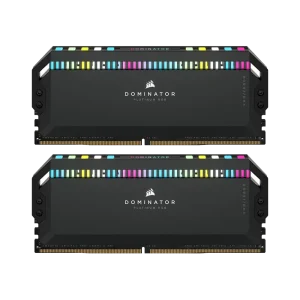 رم کورسیر CORSAIR DOMINATOR PLATINUM RGB 32GB 16GBx2 6200MHz CL36 DDR5 Memory