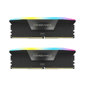 حافظه کورسیر Corsair VENGEANCE RGB 64GB 32GBx2 6000MHz CL40 DDR5 Memory