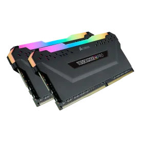 رم کامپیوتر Corsair VENGEANCE RGB PRO 16GB Dual 3200MHz CL16 - ‌Black