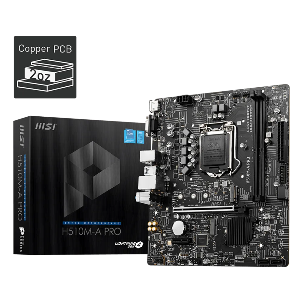 H510M-A-PRO-DDR4-2 مادربرد MSI H510M-A PRO