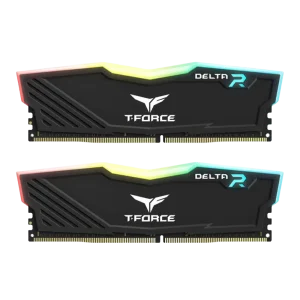 حافظه رم تیم گروپ مدل T-Force DELTA RGB DDR4 32GB Dual 3200MHz CL16 - Black