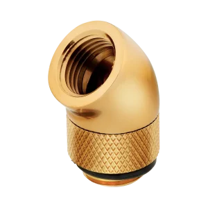 اتصال سخت افزاری خنک کننده مایع کورسیر Hydro X Series 45° Rotary Gold