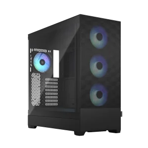 fractal design pop xl air rgb - black tg clear