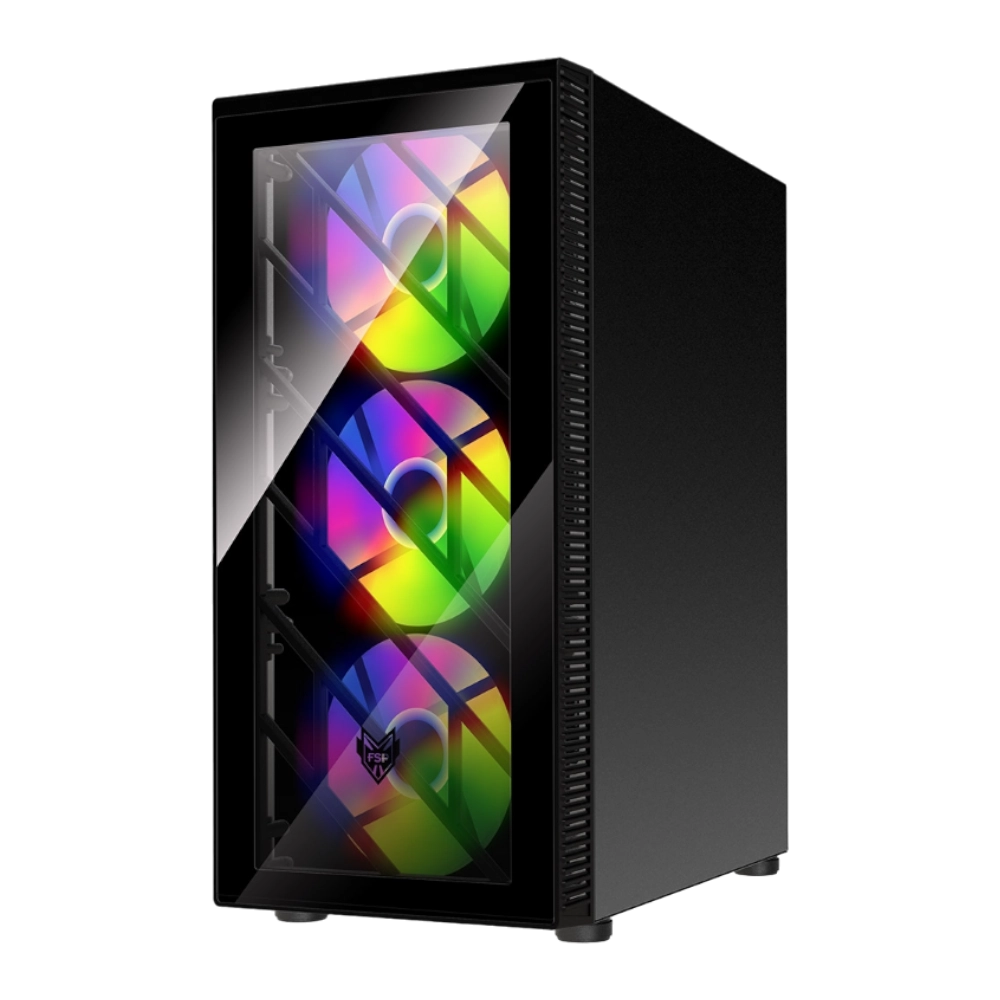 fsp-cmt192-atx-mid-tower-black-case-2 کیس اف اس پی مدل CMT192 ATX Mid Tower