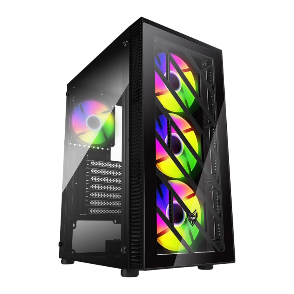 fsp-cmt192-atx-mid-tower-black-case-5 کیس اف اس پی مدل CMT192 ATX Mid Tower