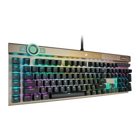 کیبورد گیمینگ مکانیکال کورسیر K100 RGB Midnight Gold