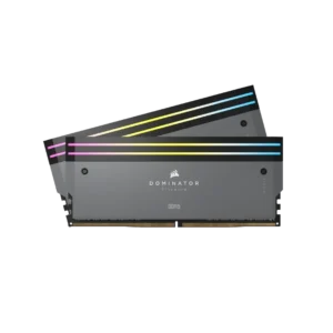 حافظه رم کورسیر رم Corsair Dominator Titanium 32GB Dual 6000MHz CL30 for AMD Grey DDR5