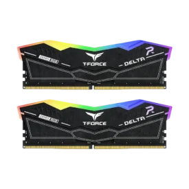 حافظه رم تیم گروپ مدل TeamGroup T-Force DELTA RGB DDR5 16GB Dual 5200MHz CL40 Black