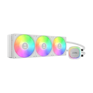 خنک کننده مایع پردازنده گیم دیاس مدل GAMDIAS Aura GL360 V2 WH