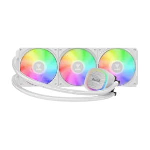 خنک کننده مایع پردازنده گیم دیاس مدل GAMDIAS Aura GL360 V2 WH