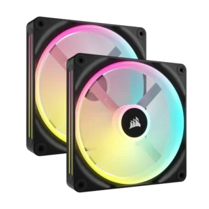 خنک کننده کیس کورسیر Corsair iCUE LINK QX140 RGB Black - 2 in 1