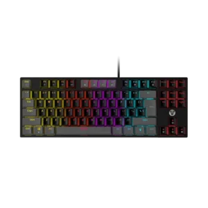 کیبورد باسیم گیمینگ فنتک مدل ATOM 87 MK876 V2 Red Switch Black