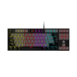 کیبورد باسیم گیمینگ فنتک مدل ATOM 87 MK876 V2 Red Switch Gray