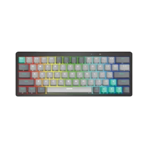 کیبورد بی‌سیم گیمینگ فنتک مدل ATOM PRO63 MK912 Blue Switch