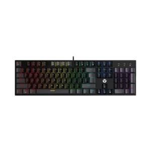 کیبورد باسیم گیمینگ فنتک مدل ATOM104 MK886 V2 Red Switch Black