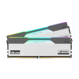 حافظه رم KLEVV Cras V RGB ROG Certified 32GB Dual 7200MHz CL34 - White