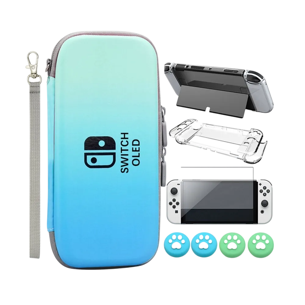 کیف محافظتی کنسول نینتندو سوییچ اولد هفت کاره VGBUS رنگ ارغوانی آبی کیف محافظتی کنسول نینتندو سوییچ اولد هفت کاره VGBUS رنگ ارغوانی آبی