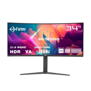 مانیتور گیمینگ خمیده 34 اینچ 2K اولتراواید فاطر مدل Fater C34-165B1