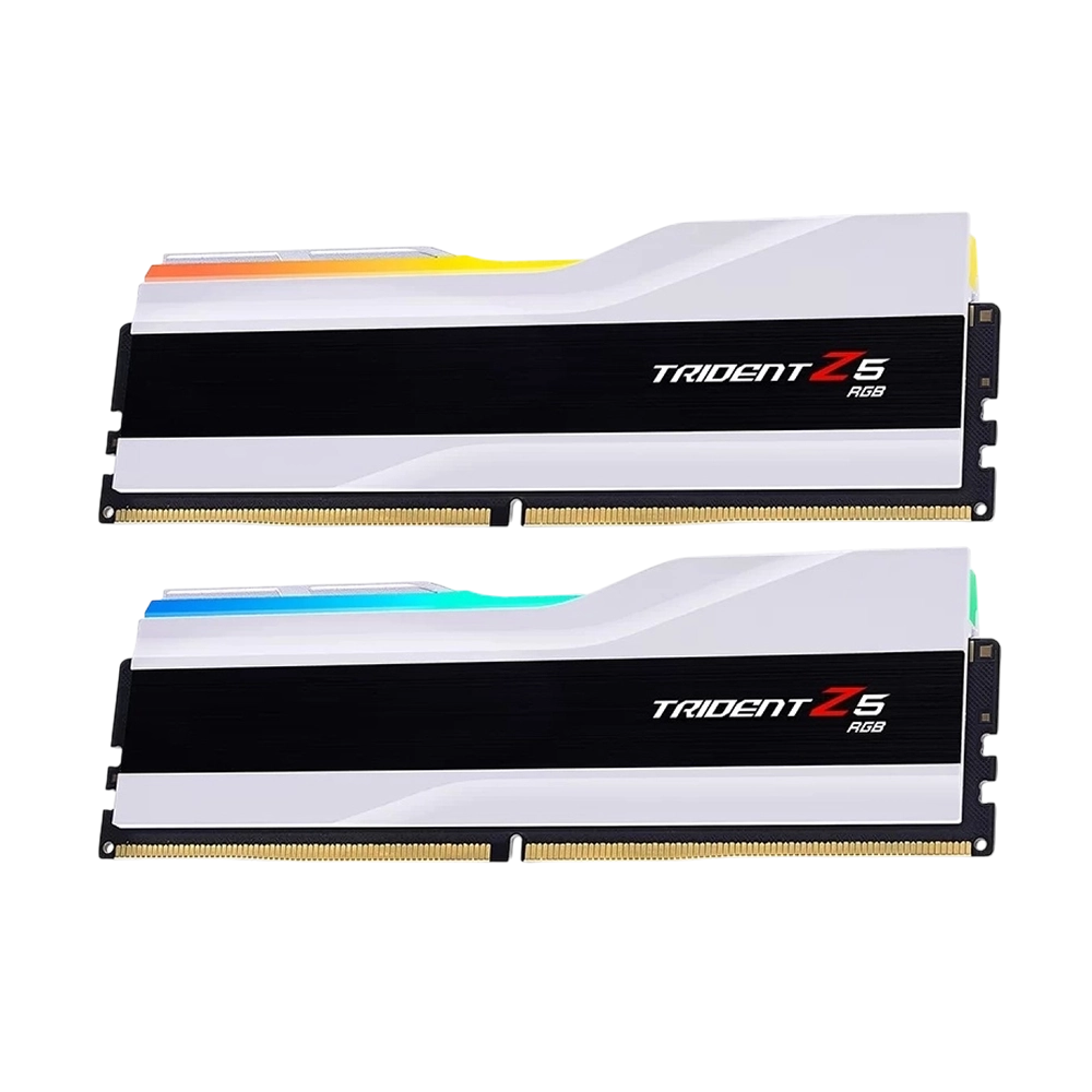رم جی اسکیل مدل G.Skill Trident Z5 RGB 64GB Dual 6400MHz CL32 - White رم جی اسکیل مدل G.Skill Trident Z5 RGB 64GB Dual 6400MHz CL32 - White