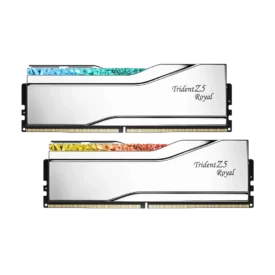 حافظه رم جی اسکیل مدل G.Skill Trident Z5 Royal 32GB Dual 6400MHz CL32 - Silver