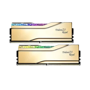 رم جی اسکیل مدل G.Skill Trident Z5 Royal 32GB Dual 7200MHz CL34 - Gold