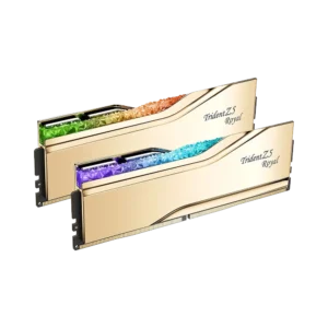 رم جی اسکیل مدل G.Skill Trident Z5 Royal 32GB Dual 7200MHz CL34 - Gold