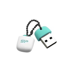 فلش مموری سیلیکون پاور مدل Jewel J07 White&Green