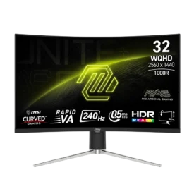 مانیتور گیمینگ خمیده ام اس آی MSI MAG 325CQRXF E2