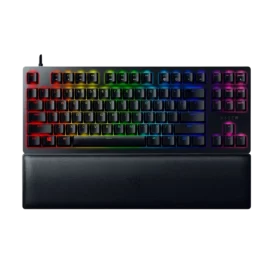کیبورد باسیم ریزر مدل Razer Huntsman V2 TKL - Black - Purple Switch