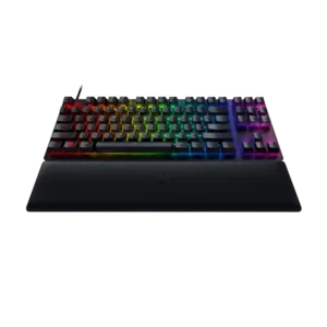 کیبورد باسیم ریزر مدل Razer Huntsman V2 TKL - Black - Purple Switch