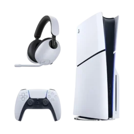 کنسول بازی سونی + هدست سونی مدل Sony PlayStation 5 Slim Standard + Sony InZone H7