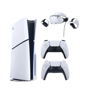 کنسول بازی سونی مدل PlayStation 5 Slim ظرفیت 1 ترابایت ریجن 2016A اروپا به همراه دسته اضافی و هدست VR2