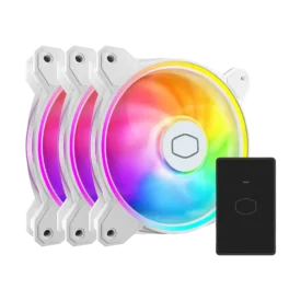 خنک کننده کیس Cooler Master MasterFan MF120 Halo2 - White Edition - 3 in 1